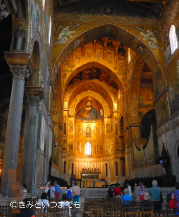 イタリア旅行記,モンレアーレ大聖堂,世界遺産